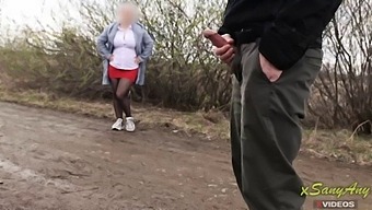 Unwittingly Exposing Myself In A Park, A Curious Mom Is Drawn To My Erection Captured On A Hidden Camera For Your Viewing Pleasure