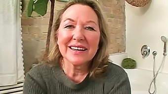 Older Woman Gives A Handjob To A Neighbor'S Penis