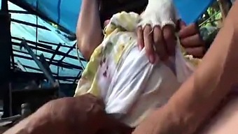 A Pregnant Japanese Woman Is Penetrated By A Homeless Man