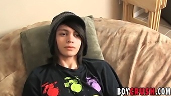 Stunning Young Gay Man Pleasuring Himself During A Sex Chat