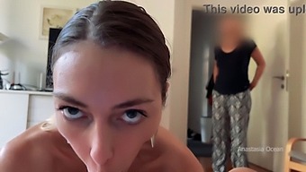 My Stepmom Caught Me Giving Oral To My Boyfriend And Wanted To Watch