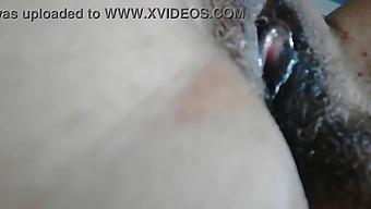 African Queen'S Wet And Wild Encounter Covered Under A White Sheet