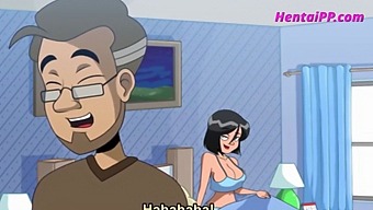 Mamãe Peituda Dá Uma Mãozinha Para Seu Enteado Atingir O Orgasmo Em Um Vídeo Pornô Animado.